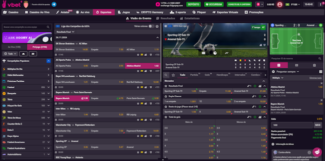 Esporte da sorte cassino